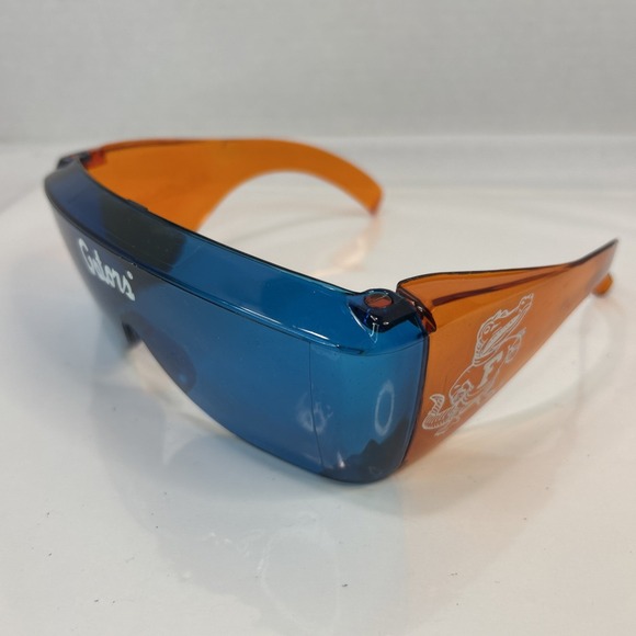 Solar Shields Florida Gator Sports Sunglasses Over Glasses Wear Used - Picture 1 of 9